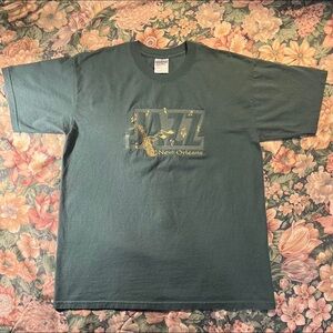 American Vintage Men's Khaki and Gold T-shirt